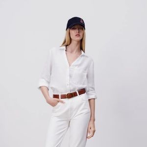 ZARA Basic Linen Shirt